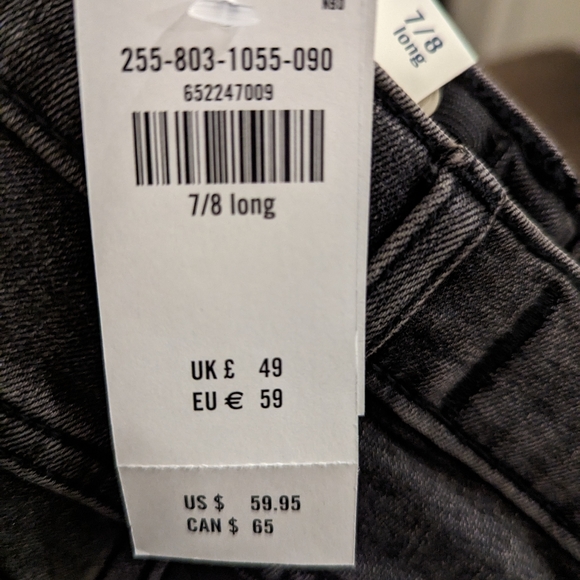 Abercrombie kids girls 7/8 long jeans, NWT - Picture 7 of 7